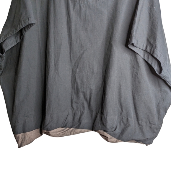 Moyuru black oversized top sz M - Picture 4 of 7